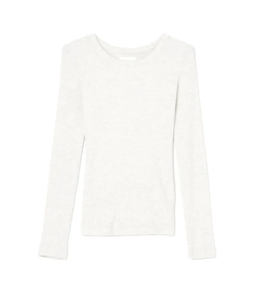 Adeline Long Sleeved Top in Soft White