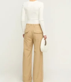 Adeline Long Sleeved Top in Soft White
