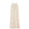 Aida Maxi Dress in Oat Mushroom