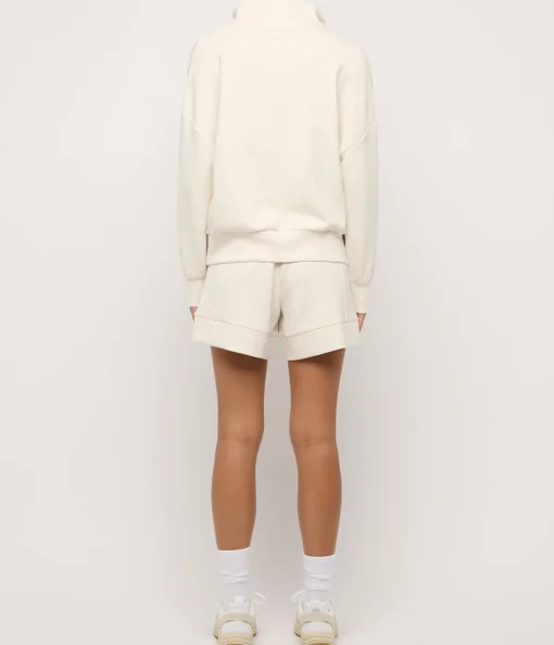 Alder Short in Ivory Marl