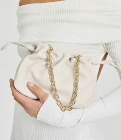 Alexandra Petite Clutch in Stone