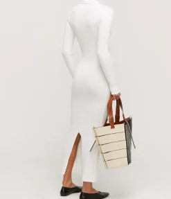 Aspen Knit Polo Dress in Crisp White