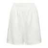 Beau Silk Blend Short in Ivory