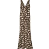 Benita Silk Dress in Botanica
