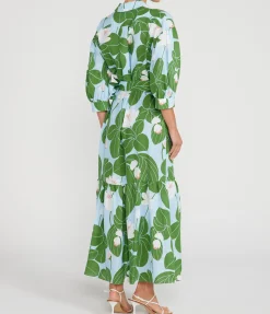 Bianca Shirtdress in Waterlily Green