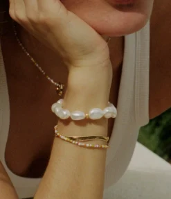 Big Stellar Pearly Bracelet