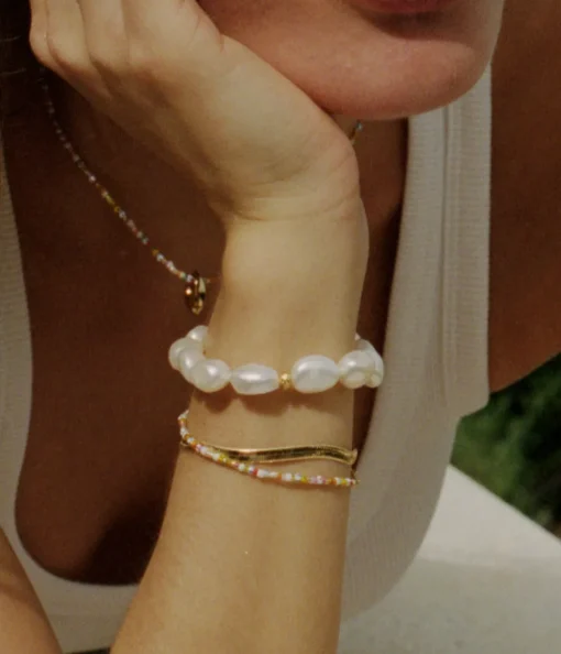 Big Stellar Pearly Bracelet