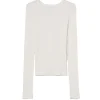 Bina Long Sleeve Crewneck in Pashmina