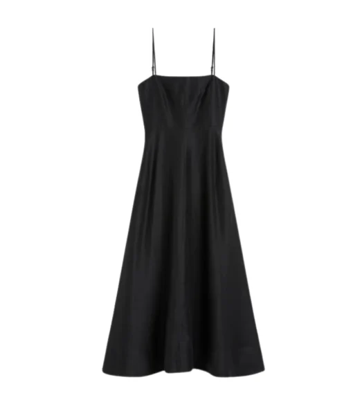Bormio Flared Dress in Black