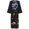 Capucine Crepe Dress in Painterly Flower