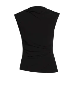 Casmi Short Sleeve Top in Black