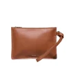 Charlie Clutch in Toffee Brown