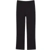 Cigarette Leg Trousers in Black