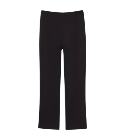 Cigarette Leg Trousers in Black