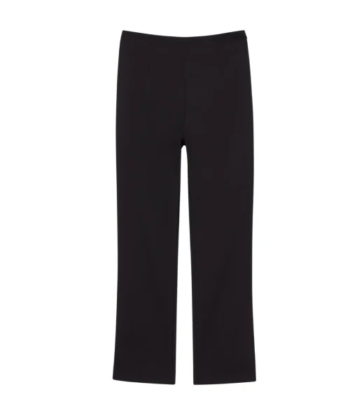 Cigarette Leg Trousers in Black