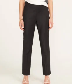 Cigarette Leg Trousers in Black