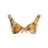 Claude Knotted Bikini Top in Pasiflora