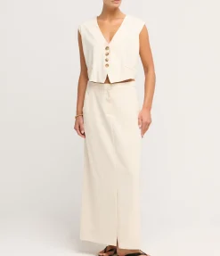 Clemence Skirt in Ivory