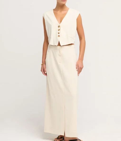 Clemence Skirt in Ivory