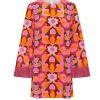 Cocoa Crepe Mini Dress in Seventies Orange