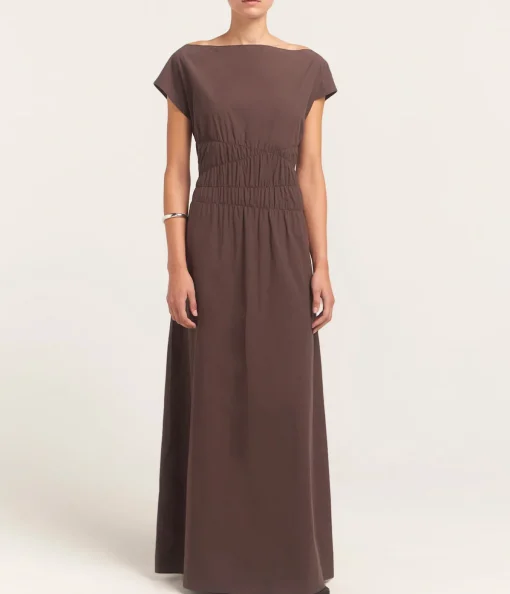 Costa Dress in Chocolate