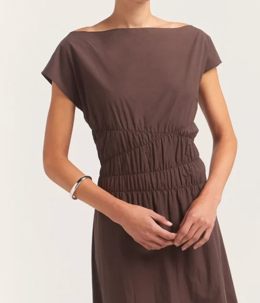 Costa Dress in Chocolate