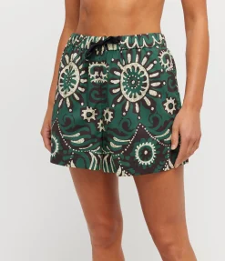 Cover Up Shorts in Charlough Print
