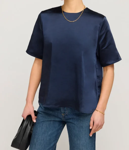 Denise Short Sleeve Top in Salute