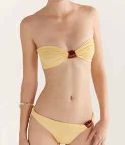 Eli Bikini Top in Butter