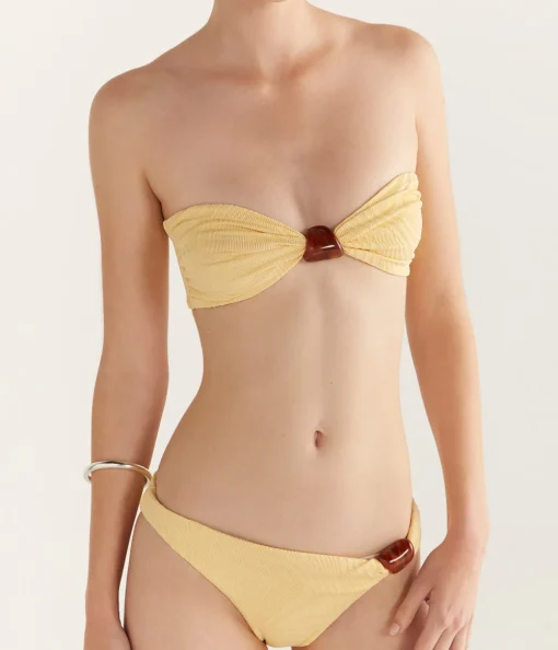 Eli Bikini Top in Butter