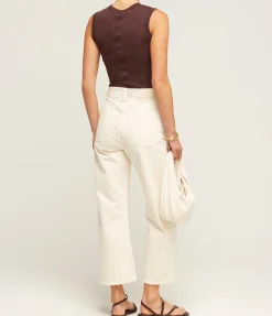 Esme High Neck Tank in Choco Plum