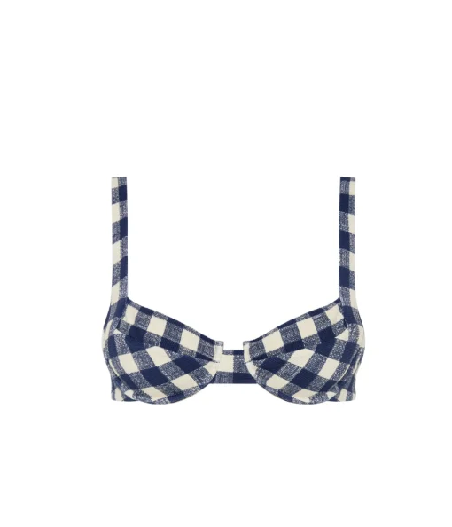 Fella x Maggie Marilyn Casanova Bikini Top in Gingham