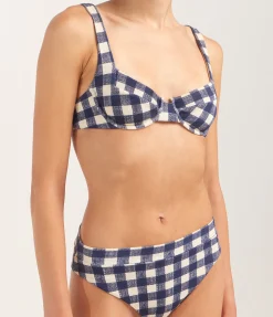 Fella x Maggie Marilyn Casanova Bikini Top in Gingham