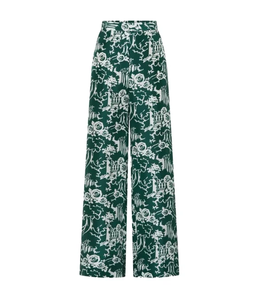 Garden Toile Pj Pants in Ivy