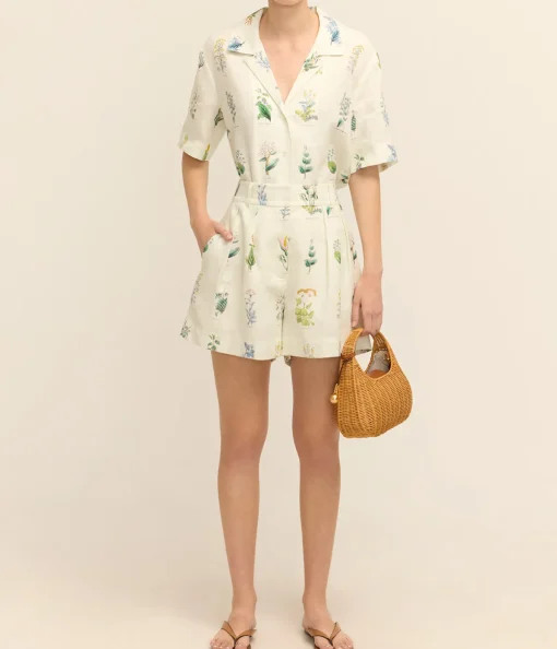 Greenhouse Floral Short in Mist