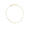Interstellar Drop Choker in Gold