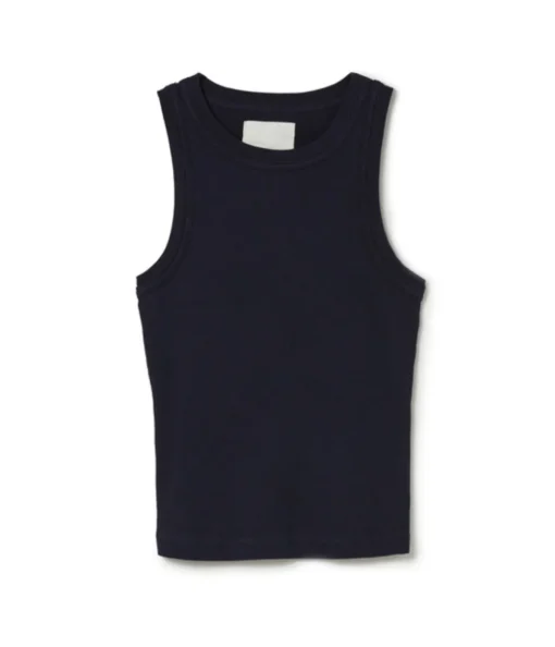 Isabel Rib Tank in Navy