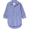 Kayla Shirt in Navy Stripe