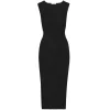 Knife Pleated Dress in Black