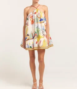 La Charrasca Mini Dress in Multi