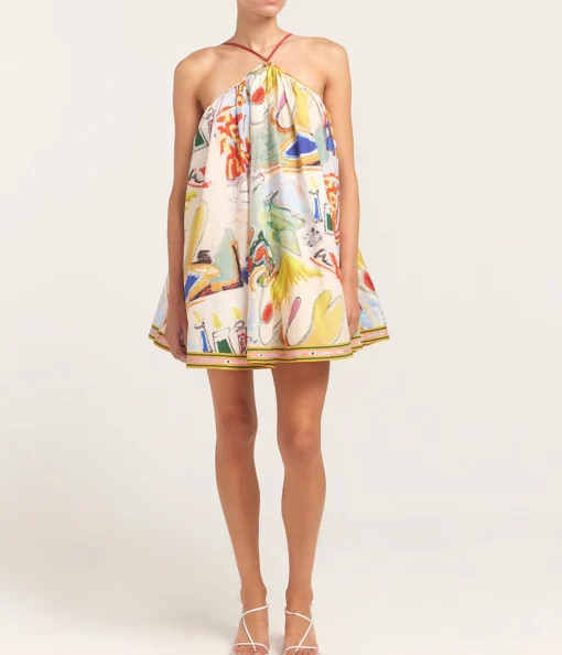 La Charrasca Mini Dress in Multi