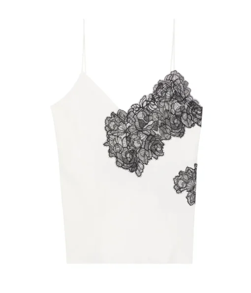 Lace Camisole in Optic White