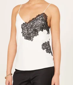 Lace Camisole in Optic White