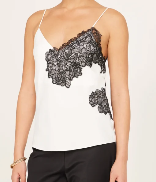 Lace Camisole in Optic White