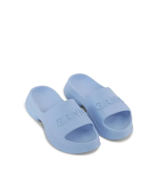 Light Weight Pool Slide in Baby Blue