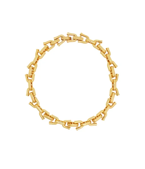 Link Statement Necklace in Gold