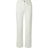 London High Rise Straight in Natural White