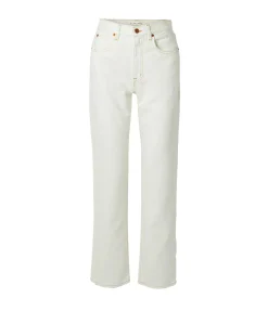 London High Rise Straight in Natural White