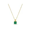 Lucy Williams Square Malachite Necklace