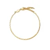 Lucy Williams X Missoma Textured Snake Chain Bracelet in Gold